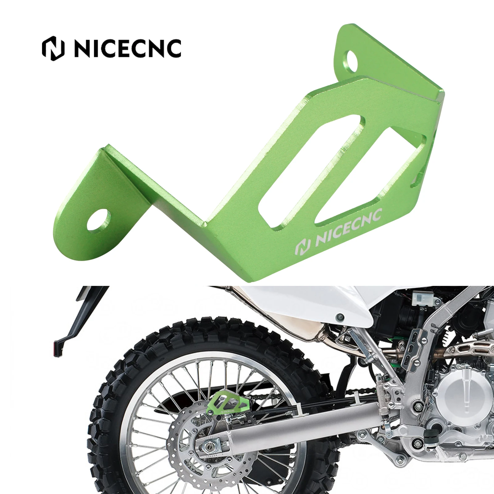 

NICECNC для Kawasaki KX250 KX500 1994-2002 KDX200 KDX200R KLX 250 KLX 300 KLX250S KLX250SF Защитная крышка заднего суппорта мотоцикла