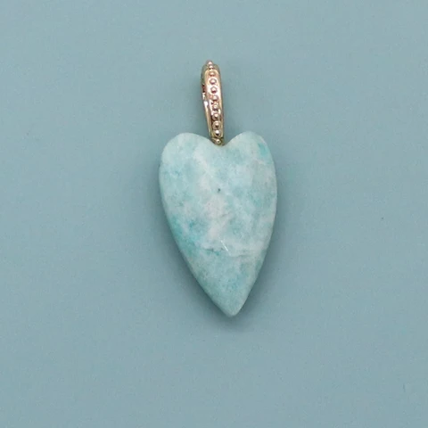 Натуральный черный флэш-камень кулон сердце 2 штуки