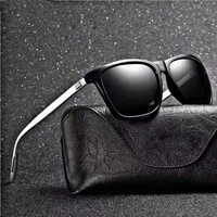 zxrcyyl brand unisex retro aluminumtr90 sunglasses male classic square polarized sun glasses high quality driving eyewear uv400