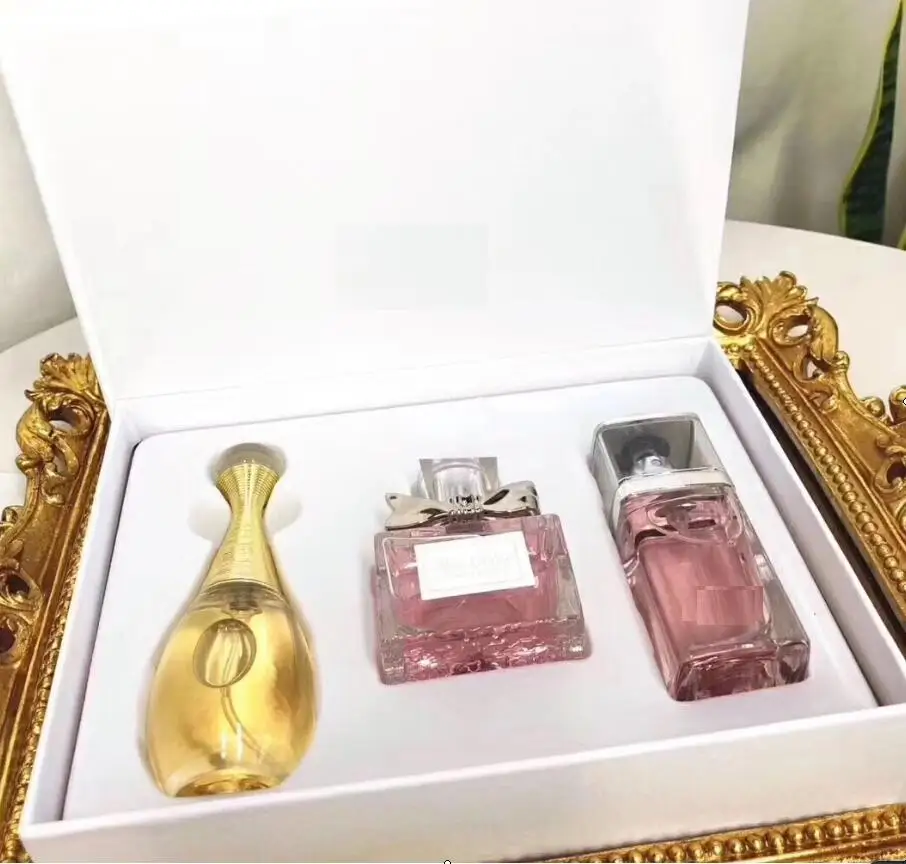 

Hot 1Set 3Pcs Original Brand Perfume For Women Atomizer Beautiful Packaging Fashion Sexy Lady Sample Perfume Long Lasting Taste