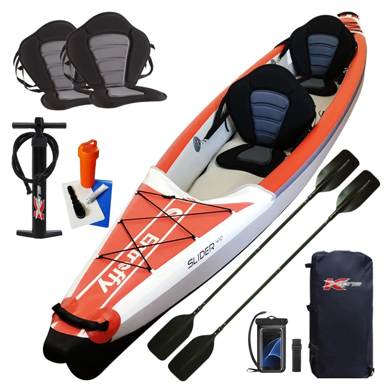 

Spatium 2021 Water Sport Custom Durable Pvc Kayak Canoes Foldable Kayak Double Inflatable Kayak 2 Person