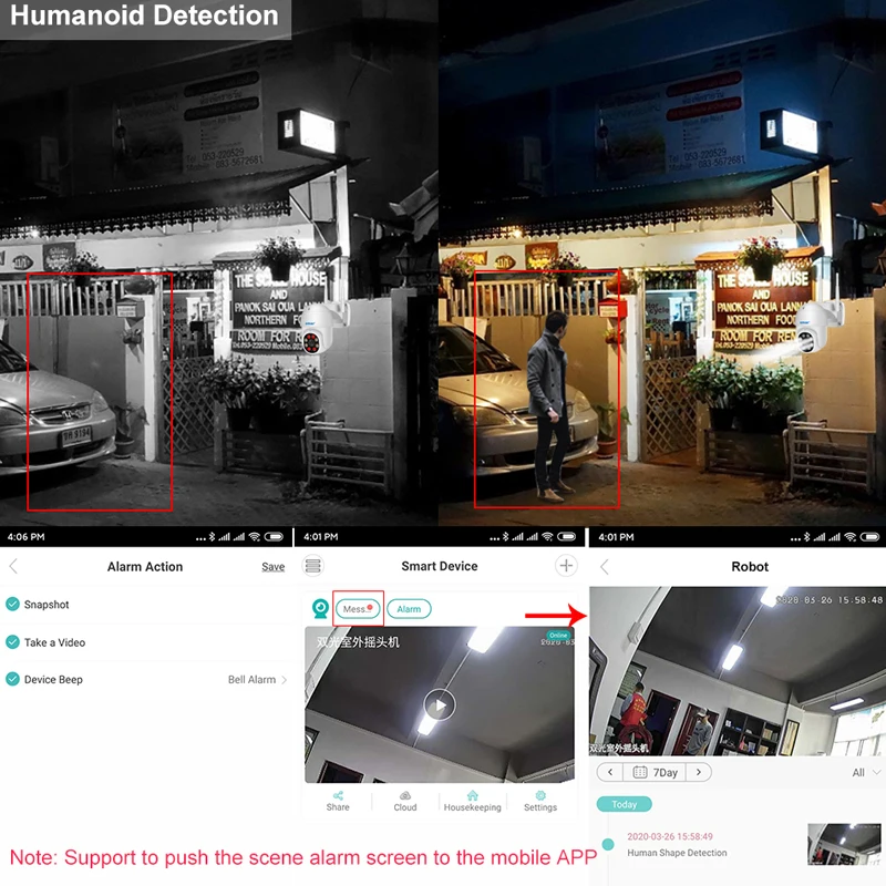 Smar Wireless Camera 2MP 3MP 5MP 8MP 4K Two Way Audio Outdoor WiFi IP Ai Auto Tracking Humanoid Detection ONVIF ICSEE APP - купить по