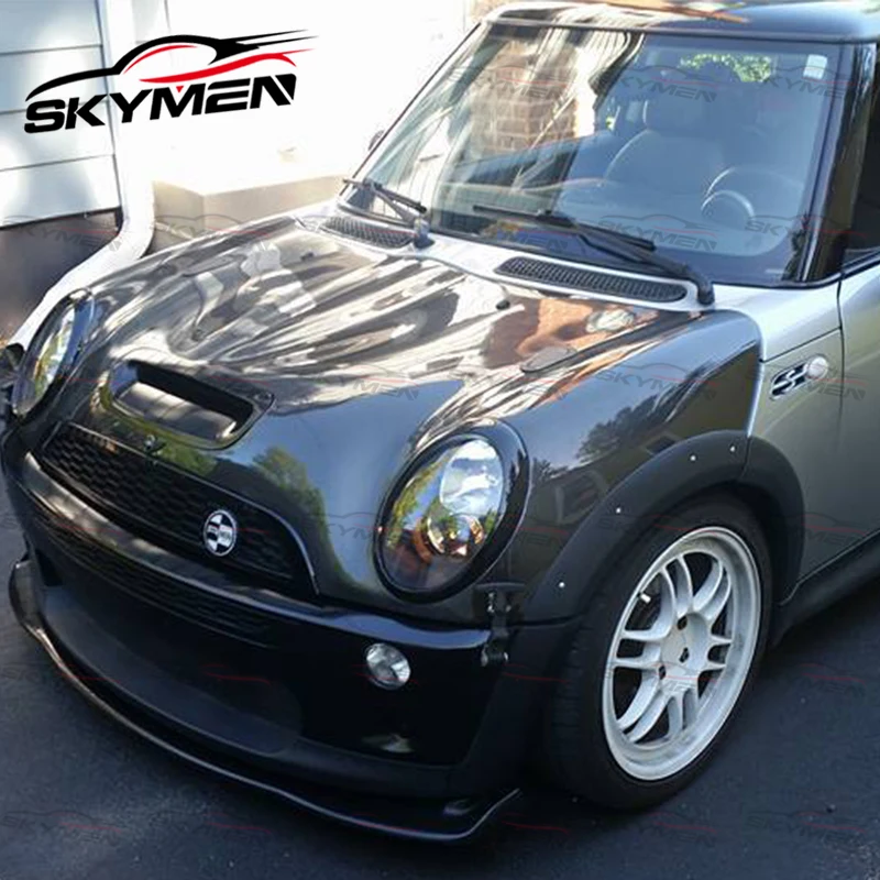 Для Mini Cooper S R50 R53 2002-2005 стильный капот из углеродного волокна стеклянный корпус