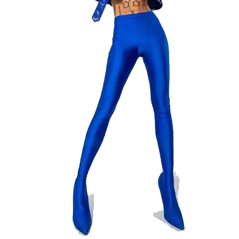 Dovereiss 2023 Fashion Winter Ladies Sexy Red Pointed Toe Trousers Shoes Stilettos Heels Thigh  High Boots Big  Size 44 45 46 47