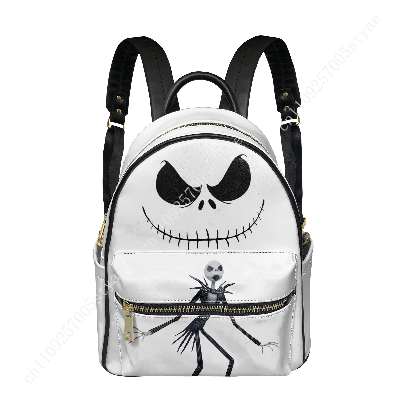 Фото Рюкзак Disney Jack Skellington Christmas Nightmare для женщин и мужчин, сумка на два плеча, деловая дорожная сумка, рюкзак для книг, подарочный рюкзак на каждый день №5