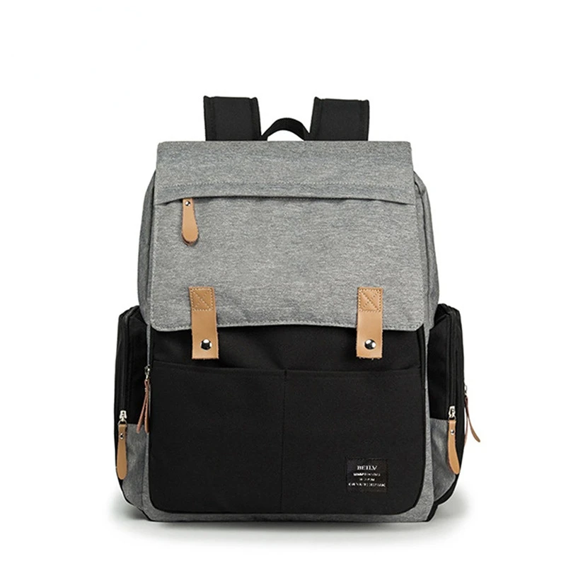 

Fashion multi-functional baby mother backpack retro travel flip shoulder bag large capacity Mommy bags