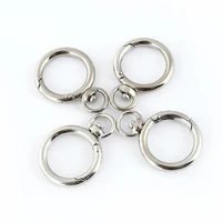 1pc split ring keychains pendant key ring metal keychains fashion bag pendant car keychain