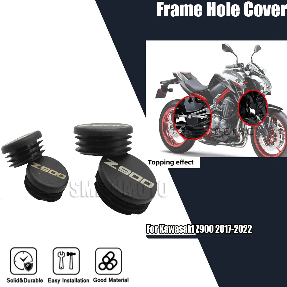 

Z900 Frame End Caps Frame Hole Cover Caps Plug Decorative For Kawasaki Z 900 2017 2019 2020 2021 2022 Motorcycle Accessories