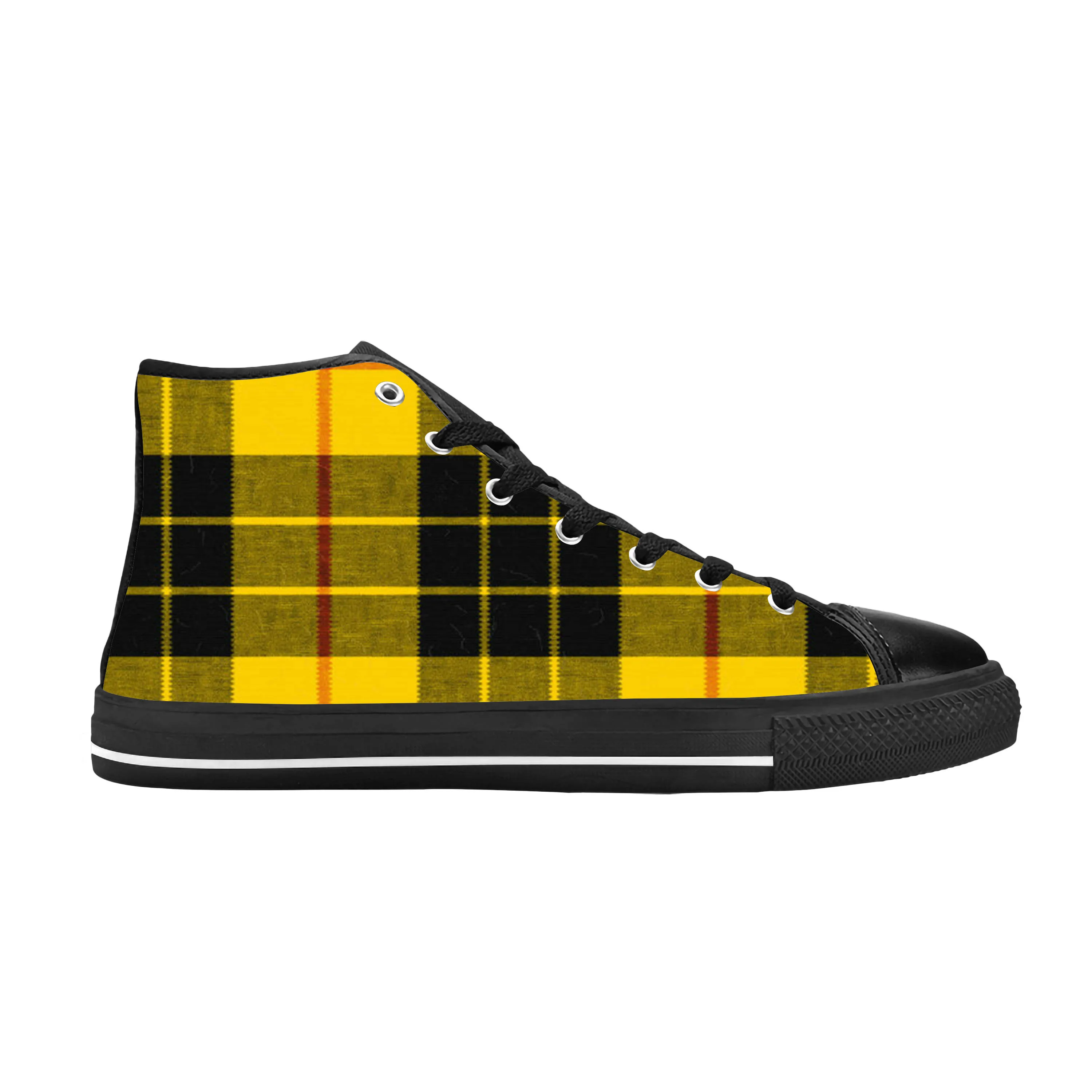 

MacLeod Scottish Stewart Clan Tartan Plaid Modern Casual Cloth Shoes High Top Comfortable Breathable 3D Print Men Women Sneakers