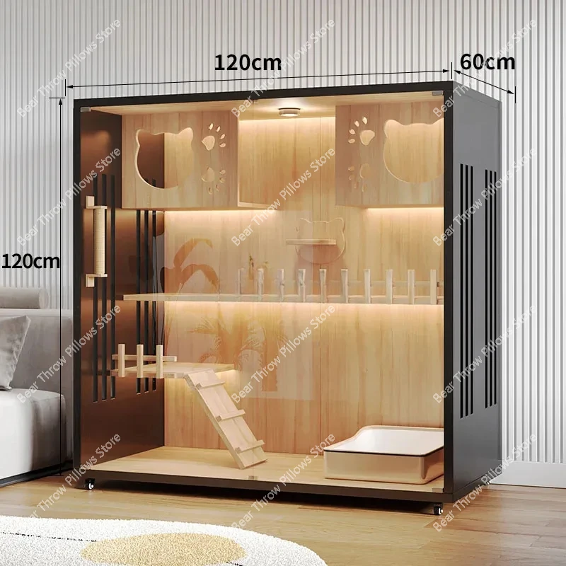 Водонепроницаемая клетка для кошек домашний интерьер дома наполнитель