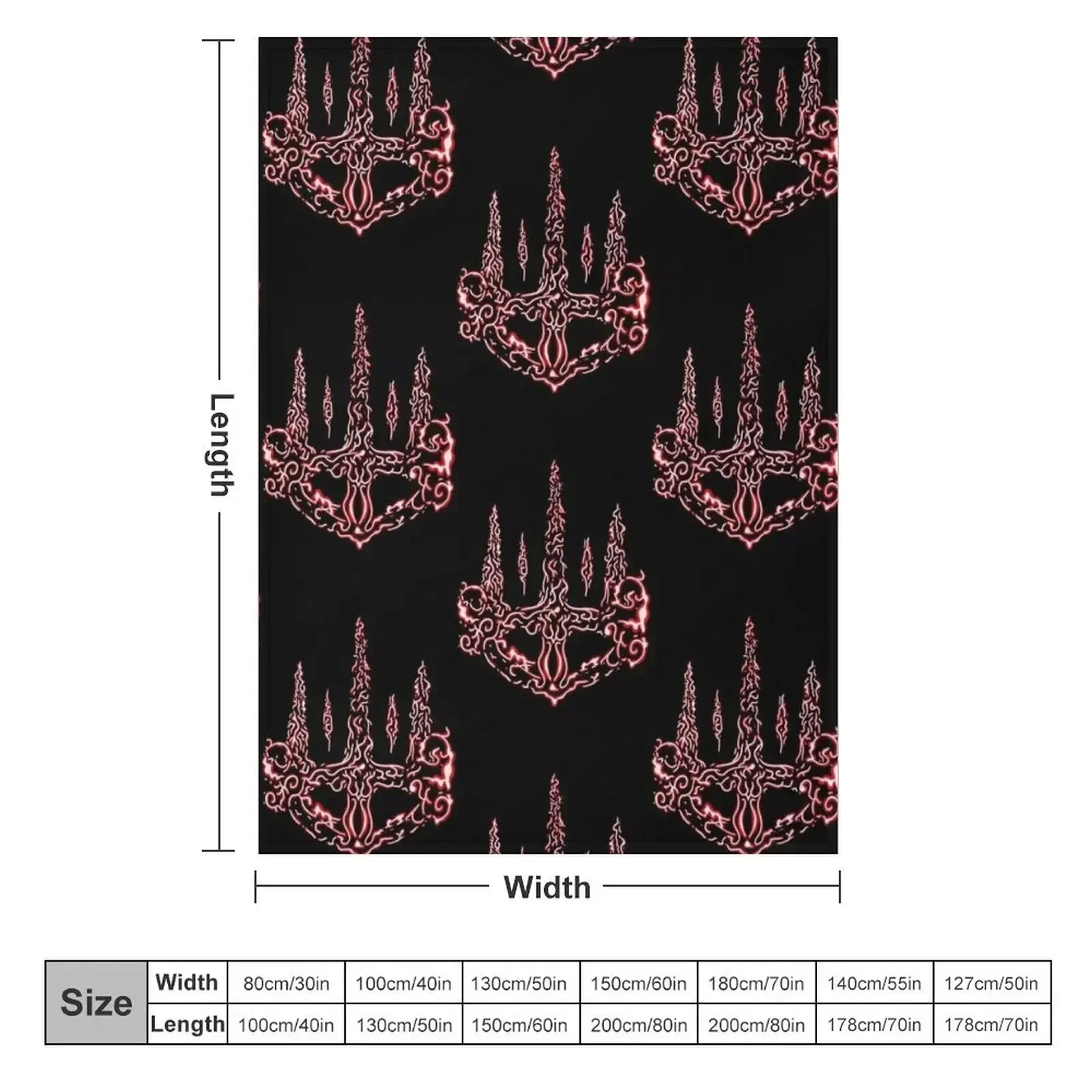 Одеяло Mohgwyn Symbol декоративное для зимы Одеяла