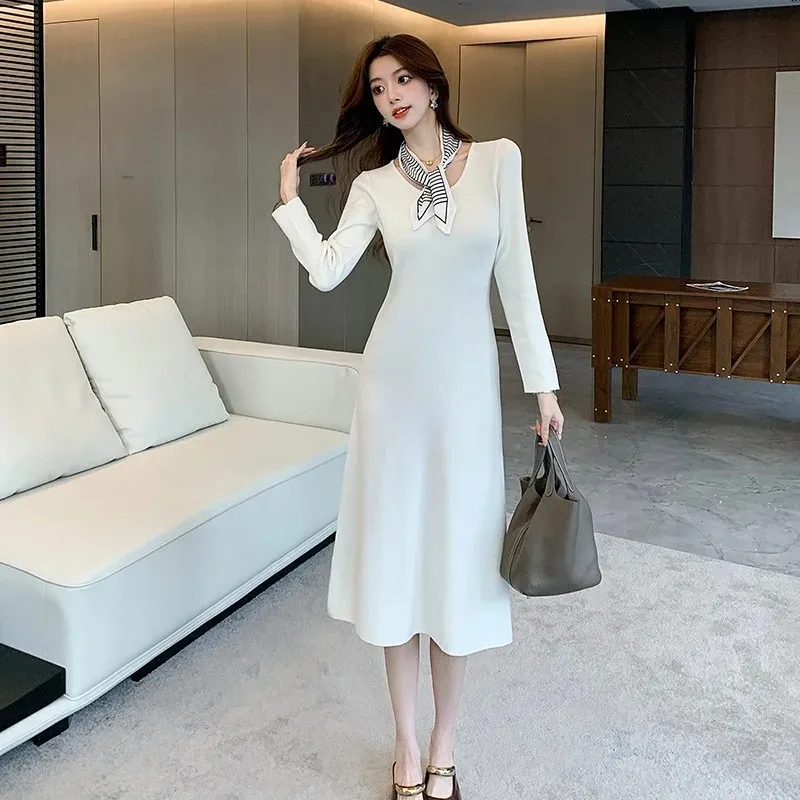 2024 ранняя осень корейский французский стиль нежное SimpleOLS светское элегантное