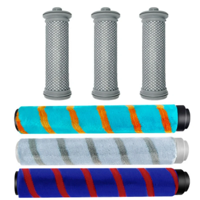 

6PCS Filter Soft Brush For Tineco A10 A11 EA10 For PURE ONE S11 S12 X1 R1 T1 S1 MINI LITE Ecovacs Vacuum Cleaner Parts