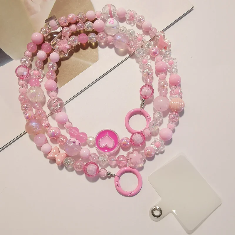 Шнурок женский длинный цветной ремешок через плечо с пятиконечной звездой