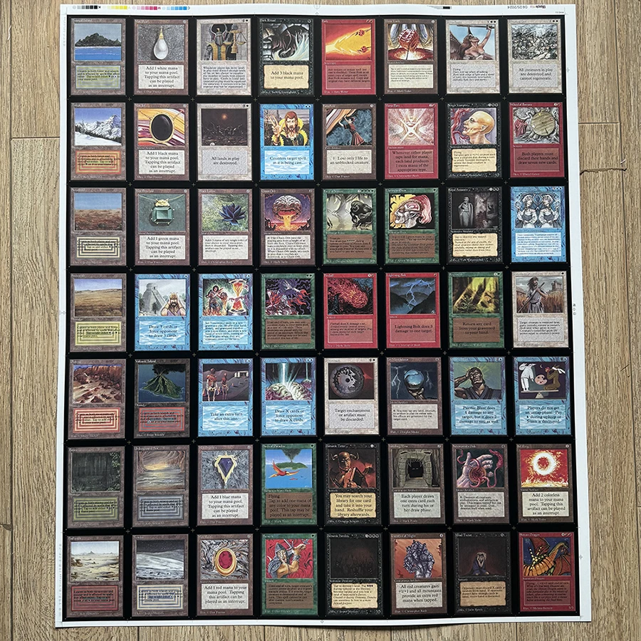 Карточка MTG Beta Ограниченная серия 56 редких карт Черный лотос двойные земли