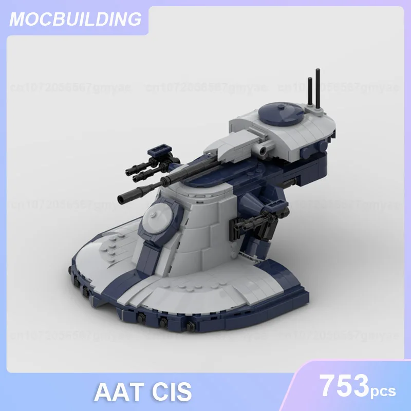 Фото AAT CIS бронированный штурмовой танк среднего размера, модель MOC, строительные блоки, сделай сам, сборка кирпичей, коллекция, демонстрационные игрушки, подарки №2