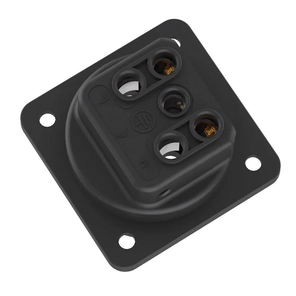 Monosaudio ES3R hifi pure copper Schuko Socket Rhodium plated AC 250V 16A EU IEC Plug inlet Adapter Power Outlet sockets CE