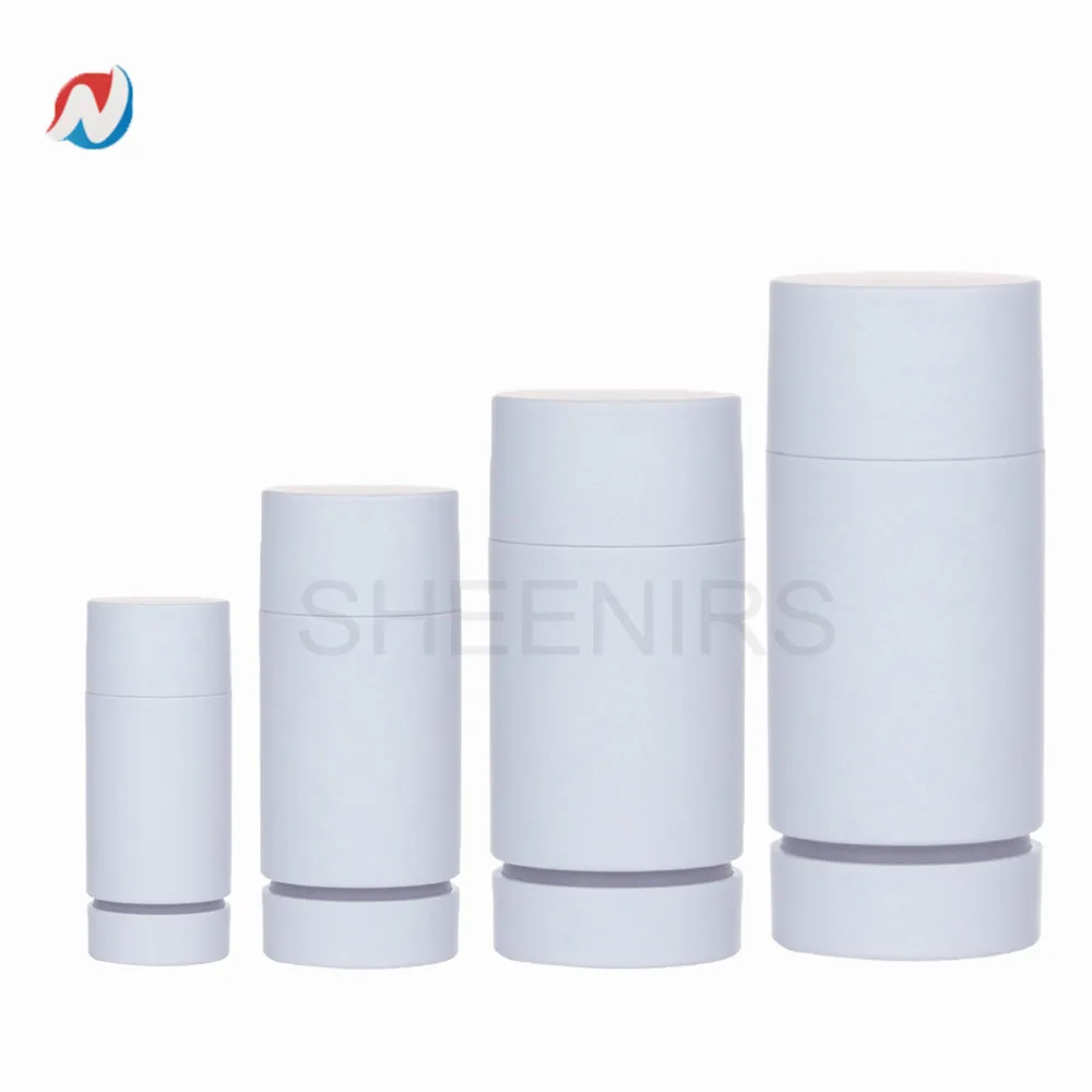 

SHEENIRS 6PCS 15/30/50/75ML white Deodorant Containers Twist Mechanism Tube Refillable Filling Stick Twist-up Deodorant Bottle
