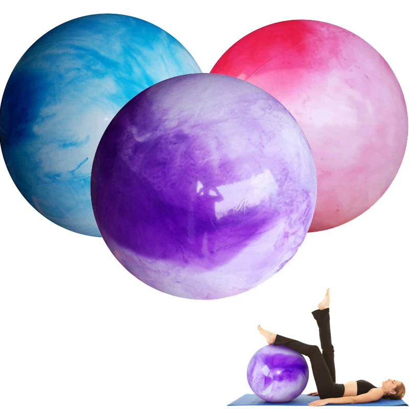 

75cm 65cm 55cm PVC Yoga Balls Fitness Pilates Ball Crossfit Workout Bender Core Training Physical Therapy Balance Exercise Ball