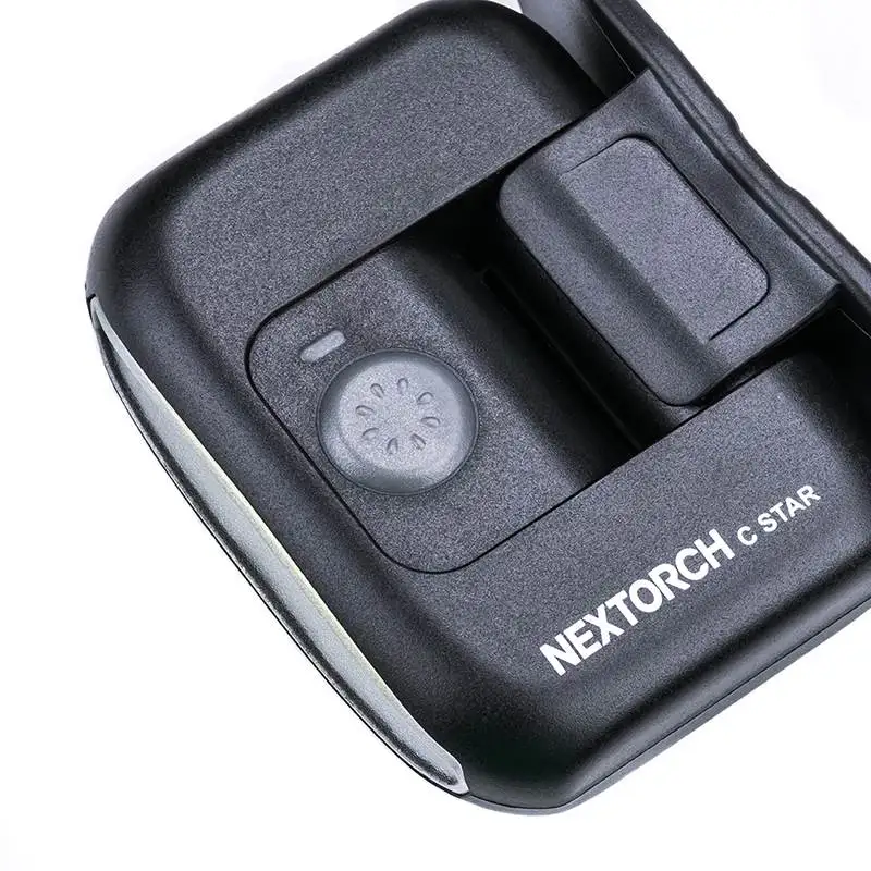 Фото Nextorch C Star USB Перезаряжаемый налобный фонарь/сигнал/головной убор/велосипедный фонарь, белый/красный двойной фонарь, COB прожектор, 180 ° вращающийся, водонепроницаемый №5