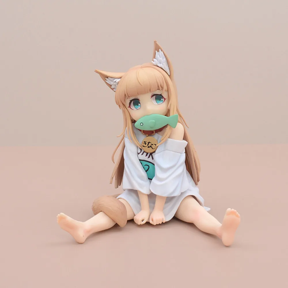 Tiger Tora Kinako Anime Girl Фигурка Uchi no Neko ga Onnanoko de Kawaii из ПВХ Коллекционная модель куклы