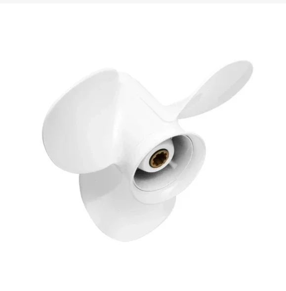 Лодочный пропеллер 63V-45943-10-EL 9 1/4x11-J 8 СПЛАВНЫХ зубьев алюминиевый сплав для