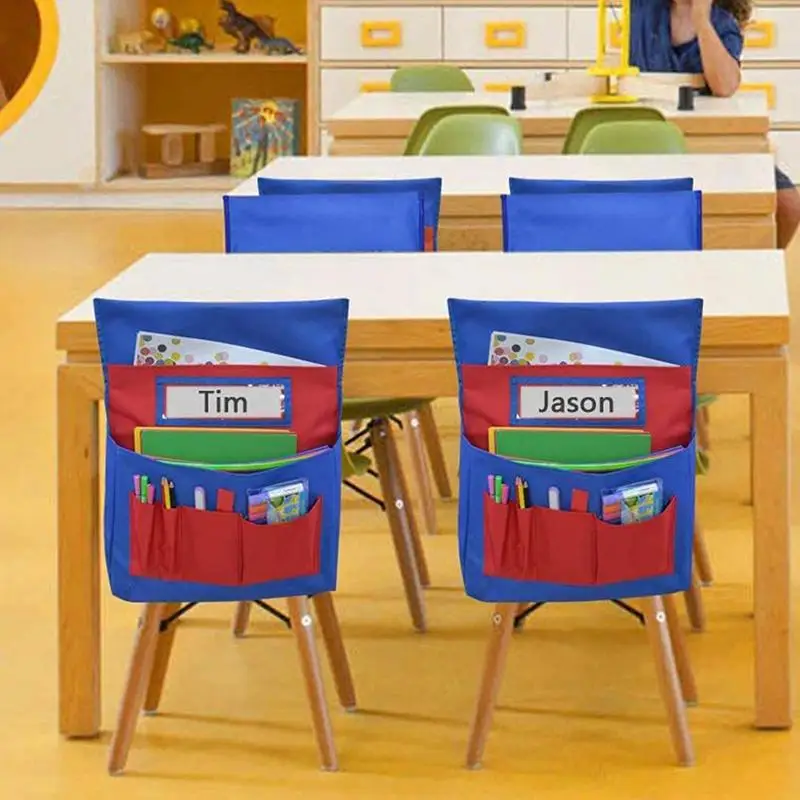 «Over The Chair Storage Pocket Chair Pockets For Classrooms Kids School