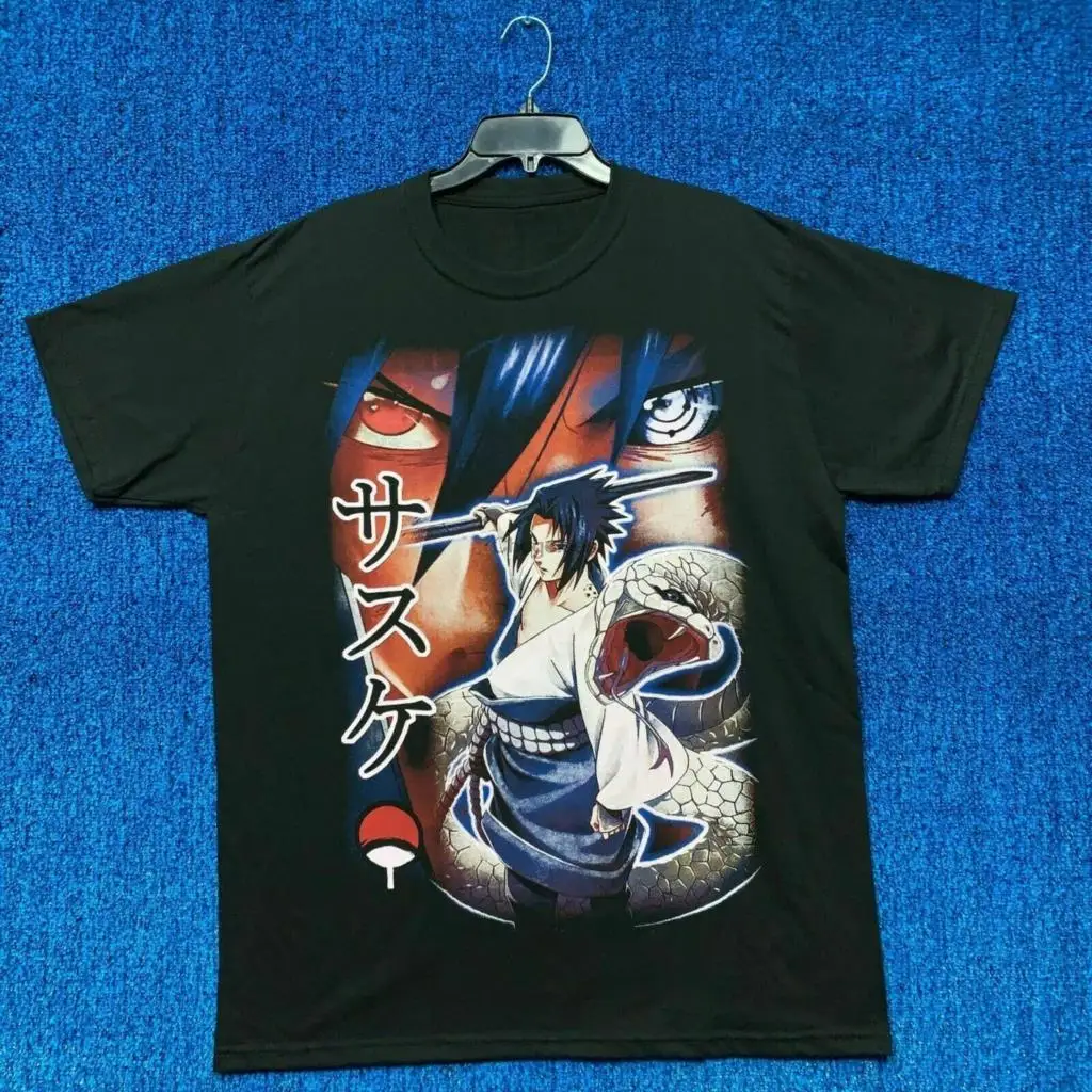 Винтажная аниме футболка Sasuke Uchiha |