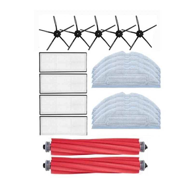 

Main Brush Side Brush Mop Cloth Hepa Filters for Xiaomi Roborock S7 T7S T7Plus Parts
