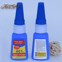 20ml liquid super glue 401 instant strong glue bond leather diy adhesive gel apply for all kinds of pvc plastic materials
