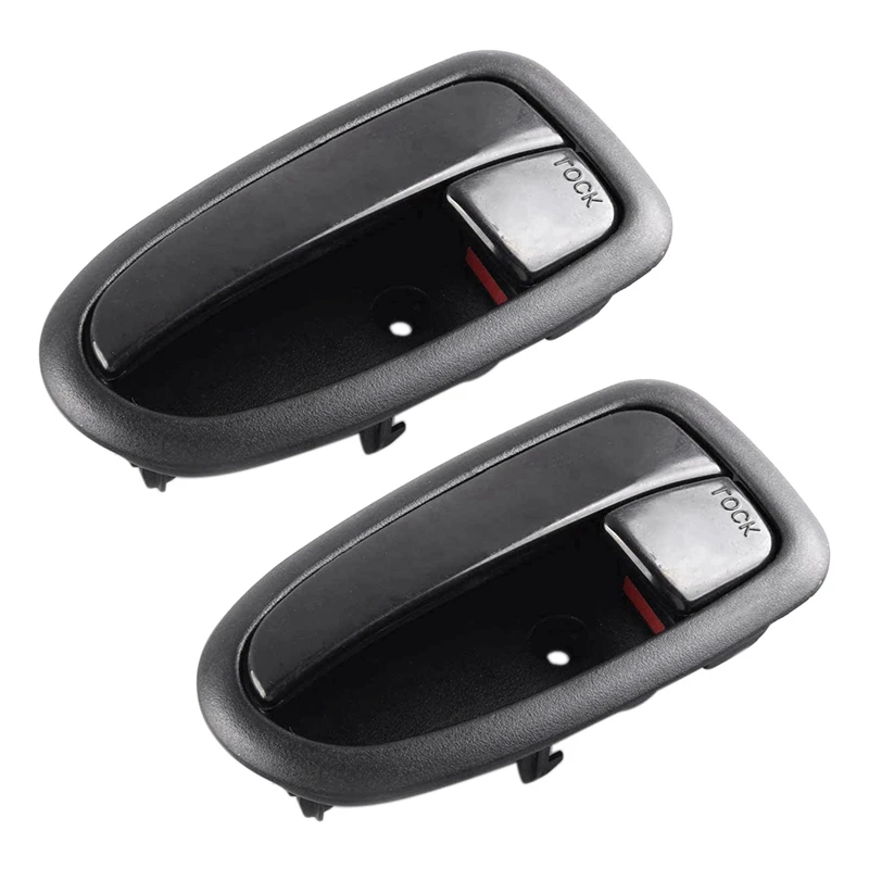 

2X Car Black Interior Door Handle Catch For Hyundai Matrix Lavita 2001-2010 82610-17010 Left