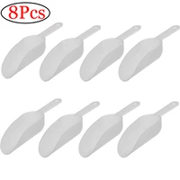 8 pcs mini plastic ice shovel multifunctional ice cream shovels baking spoons for popcorn powders coffee beans dry foods