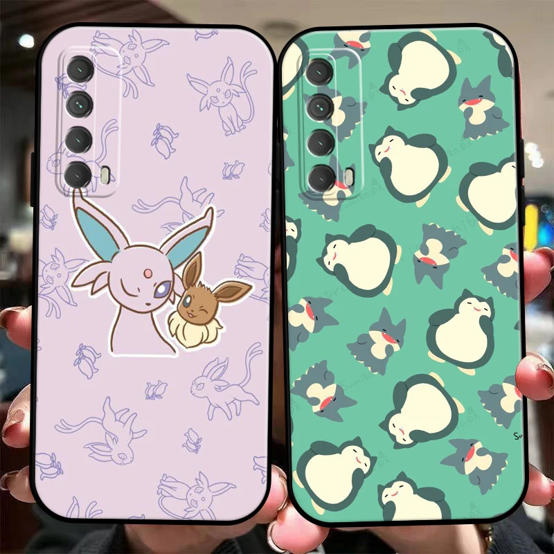 

Cartoon Pokémon Phone Case For Huawei P Smart Z 2019 2021 P20 P20 Lite Pro P30 Lite Pro P40 P40 Lite 5G Coque Carcasa Back