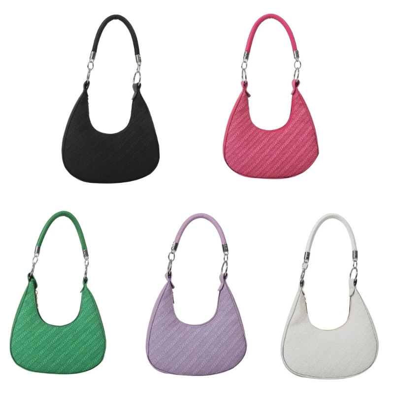 

M6CC 2023 Женский кошелек Простая модная сумка для переноски Сумка подмышки Сумки на плечо Сумки в форме полумесяца Сумка Сумка