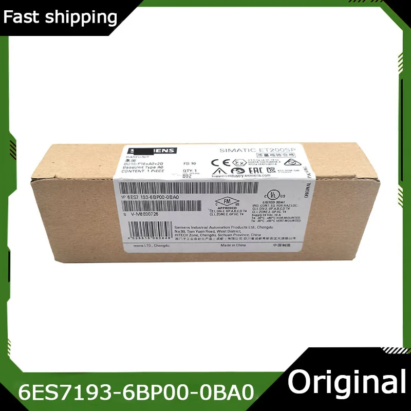 

New original 6ES7193-6BP00-0BA0 sub ET200SP base unit terminal 6ES71936BP000BA0 spot