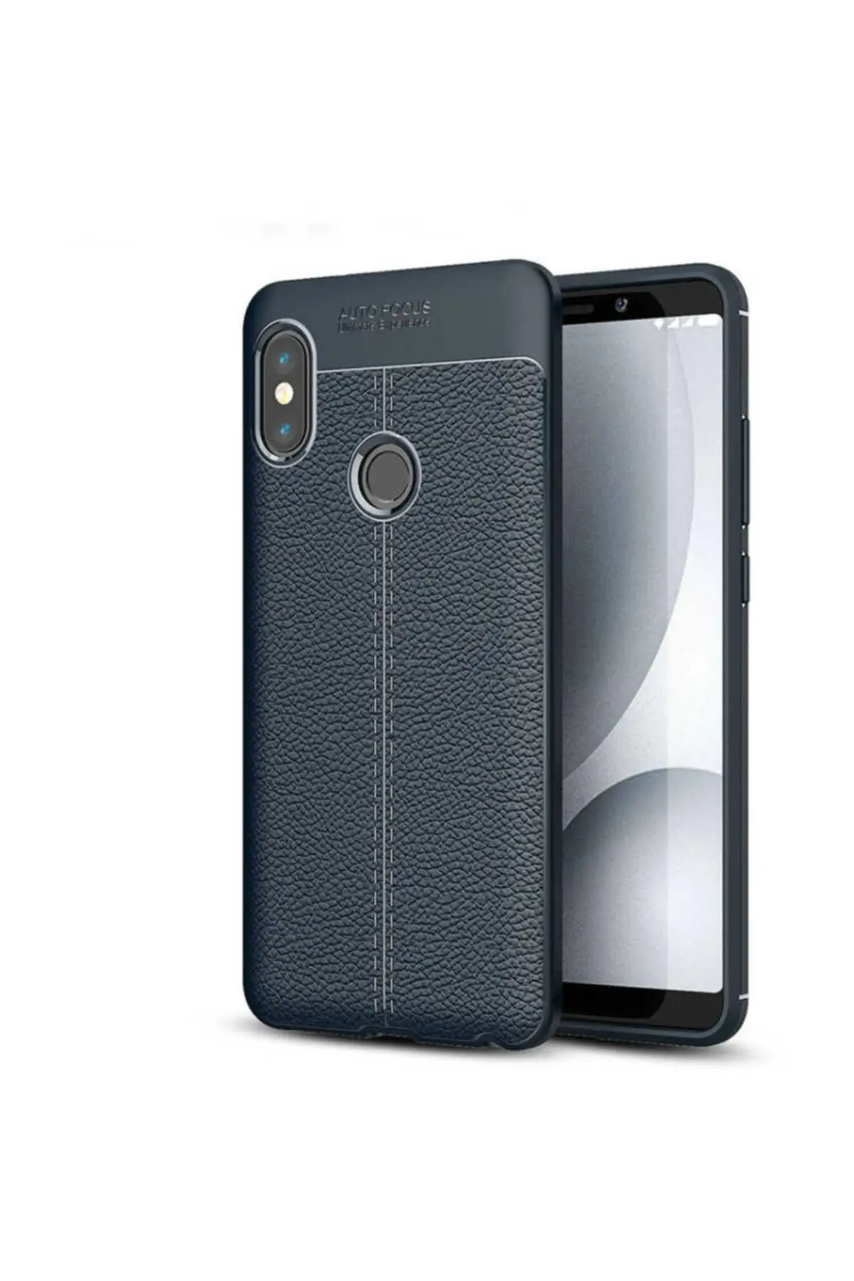 

Чехол для Redmi Note 5 Microsonic, текстурированный силиконовый темно-синий