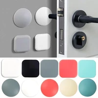 1pc door stopper silicone handle bumpers self adhesive wall mute pad protector protector no sticker pad porte punching k3s0