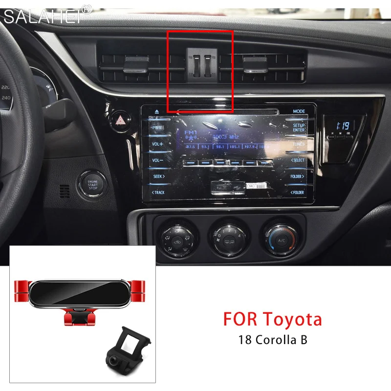 

Автомобильный держатель для Toyota Corolla Altis 2017 2018 Air Outlet