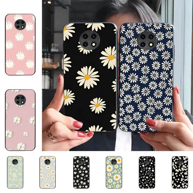 

Fashion Fresh Little Daisy Flower Phone Case for Samsung S20 lite S21 S10 S9 plus for Redmi Note8 9pro for Huawei Y6 cover