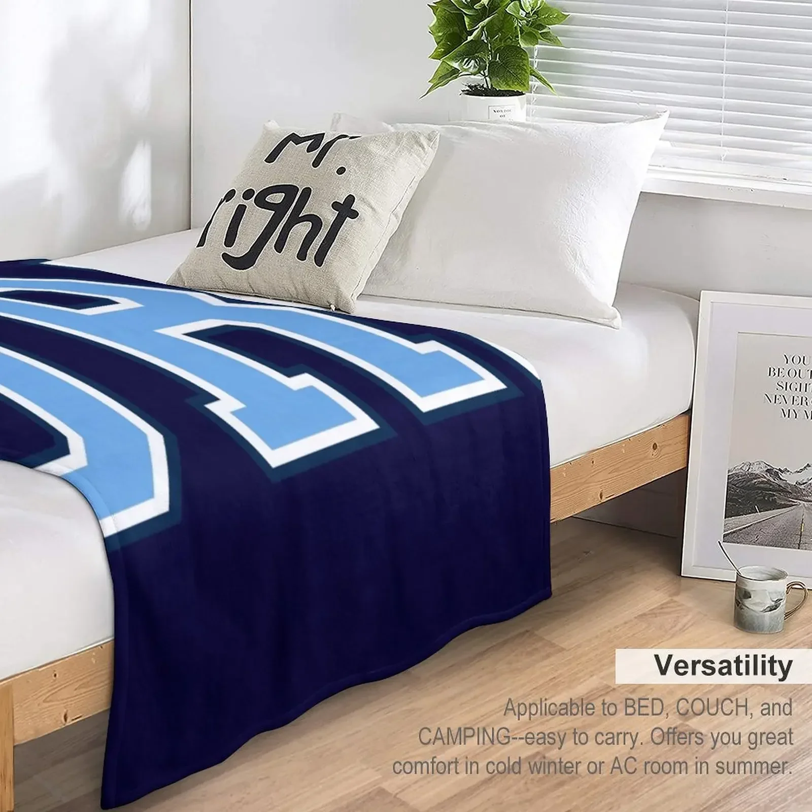 etuv - шрифт колледжа одеяло утяжеленная фланелевая ткань детские волосатые одеяла