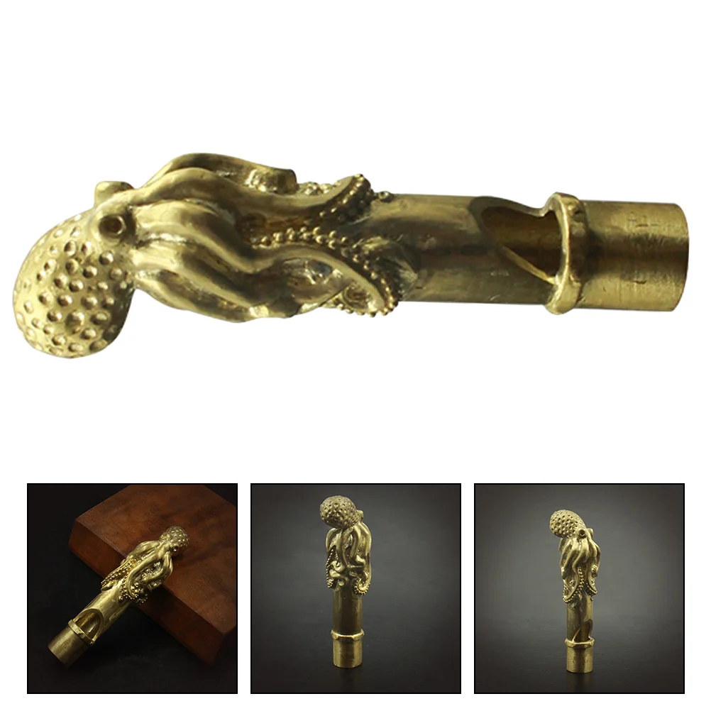 

Octopus Shaped Whistle Retro Copper Whistle Outdoor Competition Whistle