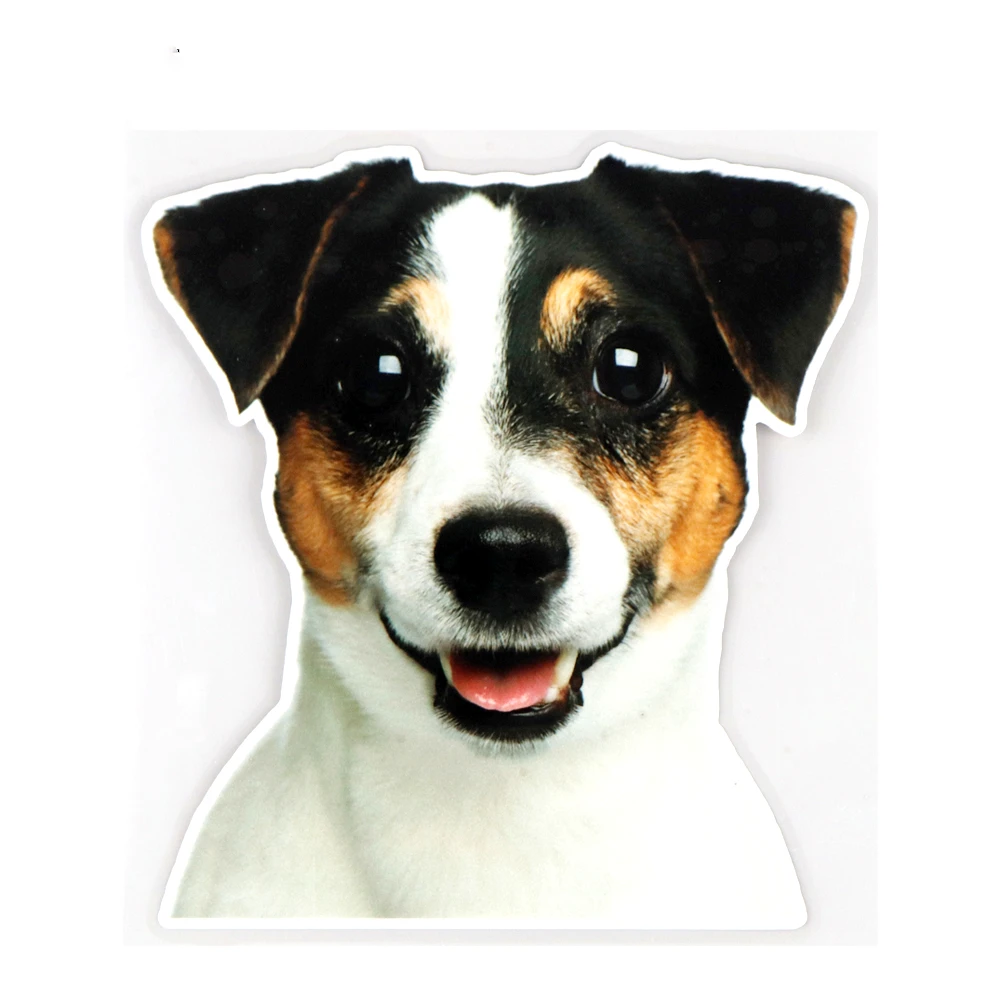 

A-1538 Creative Pet Dog Modeling Personality Car Stickers PVC Fashion Auto Window Bumper Quality Waterproof Decals Decor