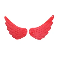 1 pair new roller skate shoes wings ornament decoration skating accessories little wings lovely cute for kids adult