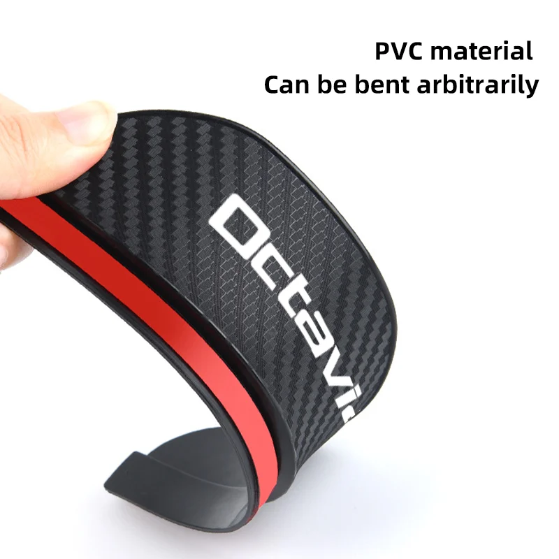 2 шт. автомобильное зеркало заднего вида с дождевой бровкой для Skoda Octavia 3 RS VRS Tour A7 A5