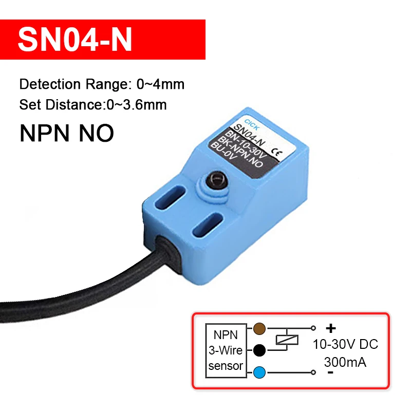 

Индуктивный бесконтактный переключатель SN04-N1 SN04-P1 SN04-D1