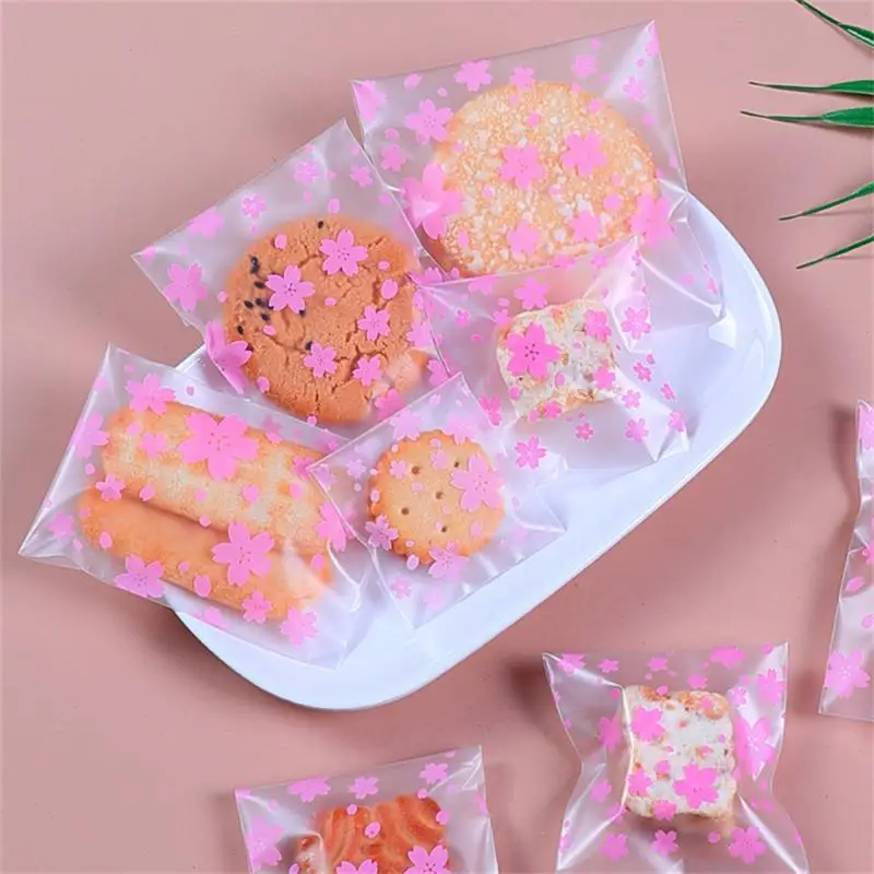 Пластиковый прозрачный подарочный пакет в горошек упаковочная сумка для конфет