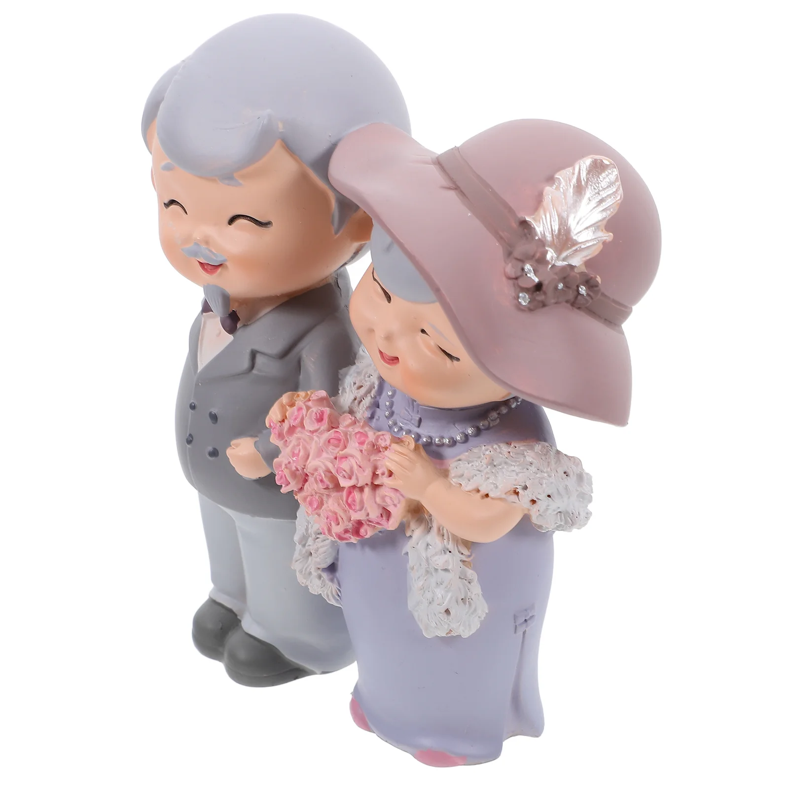 Статуя из смолы для бабушки и дедушки настольное украшение свадьбы годовщины
