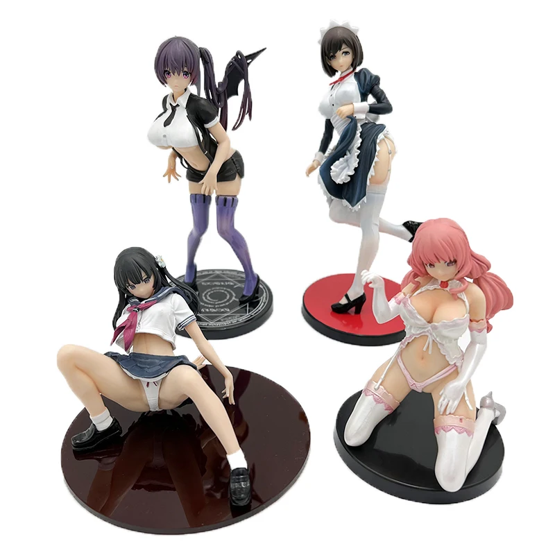 

1pcs SkyTube Sexy Girl Hentaii Anime Figure Anna Hananoi Illustration By Kai Tomohiro Action Figure Adult Toys Living Decoration
