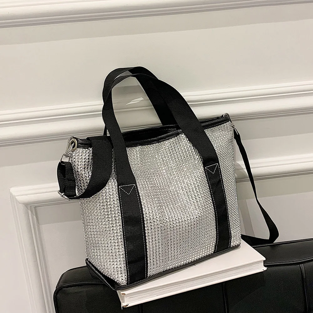 

Fashion Rhinestones Handbags Women Shoulder Casual Luxury Ladies Crossbody Tote for Women Fashionable Decoration