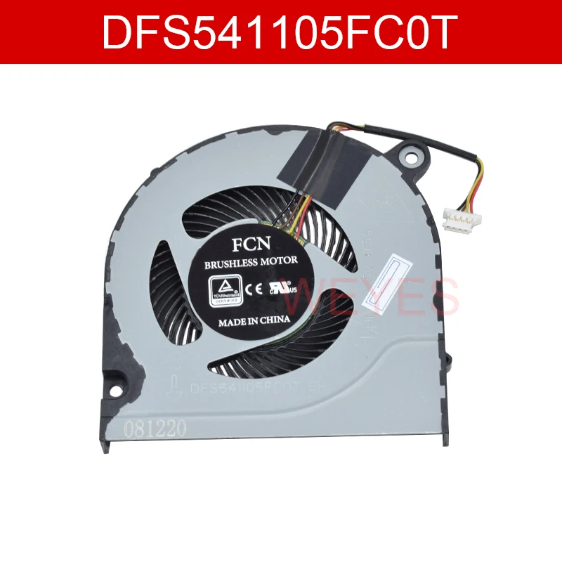 

DFS541105FC0T For Acer Predator Helios 300 G3-571 G3-572 PH315-51 Series Laptop CPU Fan DC5V 0.5A NEW